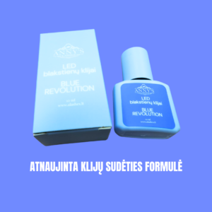 ATNAUJINTA FORMULĖ! 10 ML LED MĖLYNI