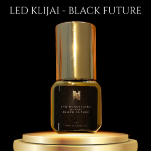 NAUJIENA! JUODI LED - UV Lashes klijai 5ml BLACK FUTURE