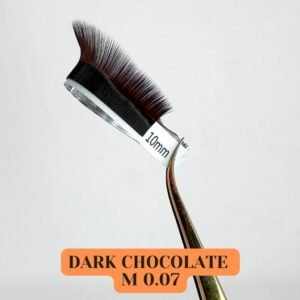 ANNY'S LASHES LUXURY BLAKSTIENOS M 0.07 JUODOS RUDOS MIX