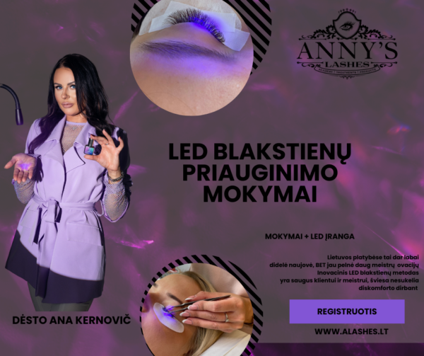 LED blakstienų priauginimo sistema + mokymai (gyvai individualiai) - Image 8