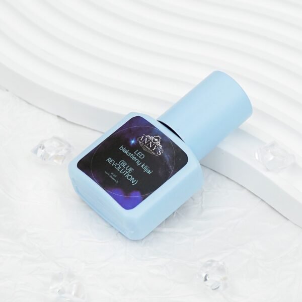 NAUJIENA! MĖLYNI LED - UV Lashes klijai 10 ML - Image 2